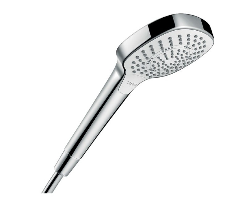 Dušas klausule Hansgrohe Croma Select E Multi HS white/hromēts 26810400 Balta / Hromēta