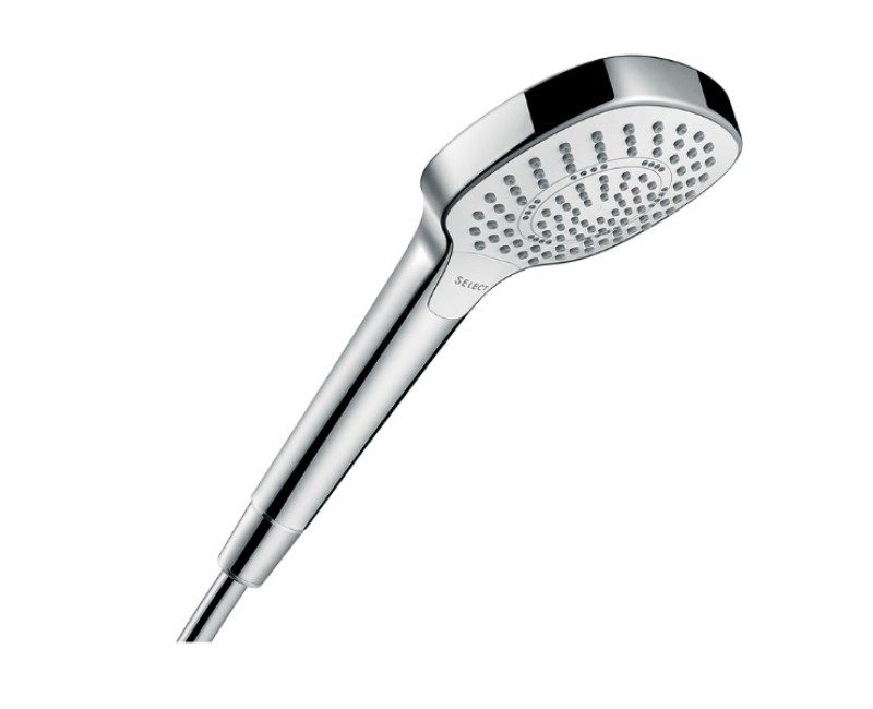 Dušas klausule Hansgrohe Croma Select E Multi HS EcoSmart 26811400 Balta / Hromēta