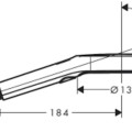 Dušo galvutė Hansgrohe Rainfinity HS 130 3j Eco 9L balta matinė 26865700 Balta matinė