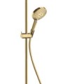 Dušas sistēma Hansgrohe Croma Select S ar Termostatu, EcoSmart Raindance Select S 120 3jet Polished Gold Optic 26891990