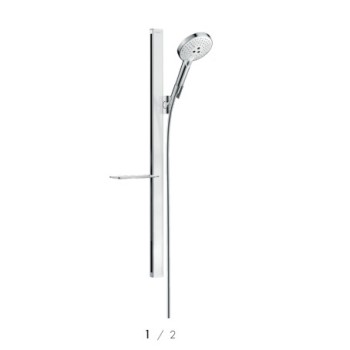 Dušas komplekts Hansgrohe RD Select S120 3j U'E 900mm balts hromēts 27648400 Balts / hromēts