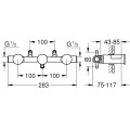 Grohe BauFlow Смесителя для душа, 29112000