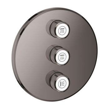 Dušas maisītājs GROHE Grohtherm SmartControl Iebūvējams, FastFixation/QuickFix, PVD virsma Hard Graphite 29122A00
