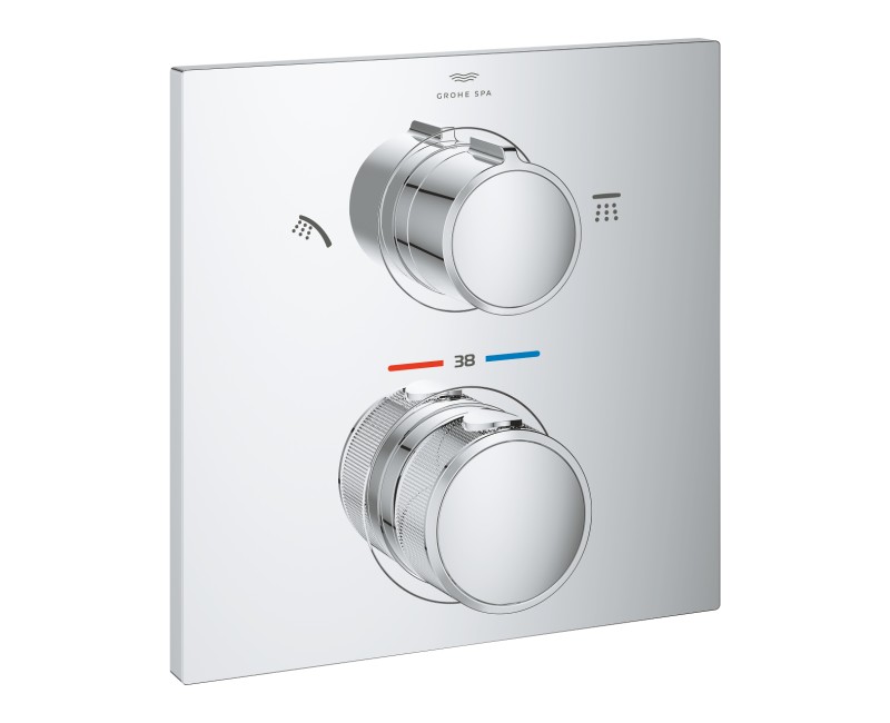Dušo maišytuvas Grohe Allure potinkinis su termostatu chromuotas, 29181002