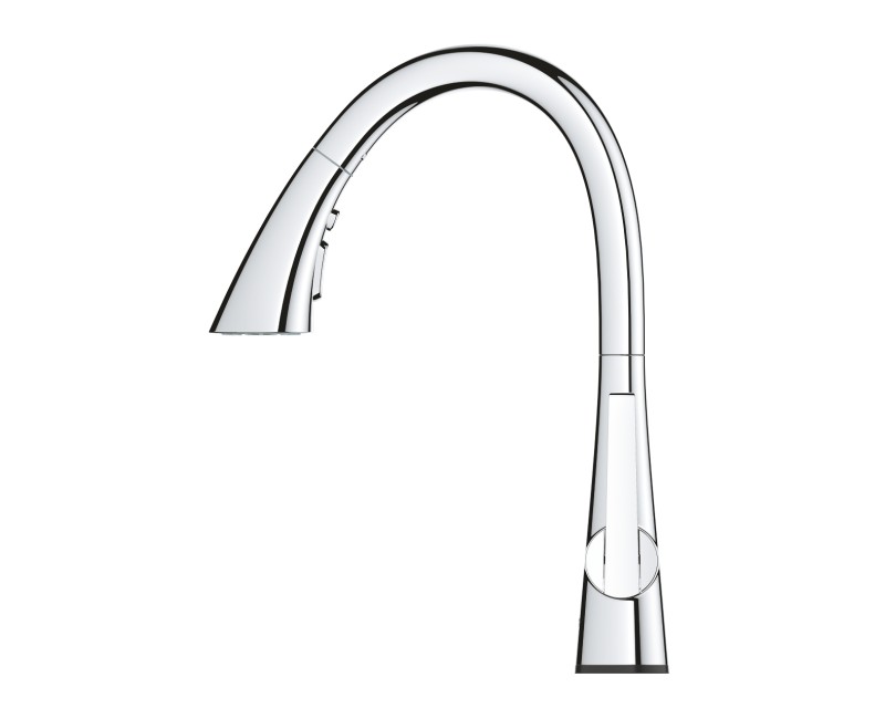 Virtuves maisītājs Grohe Zedra Touch Electronic Izvelkams Hromēts 30219002