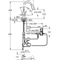Virtuves maisītājs Grohe Zedra Touch Electronic Izvelkams Hromēts 30219002