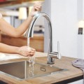 Virtuves maisītājs Grohe Zedra Touch Electronic Izvelkams Hromēts 30219002