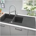 Virtuves maisītājs Grohe Get ar lokanu izvadu Hromēts 30361000