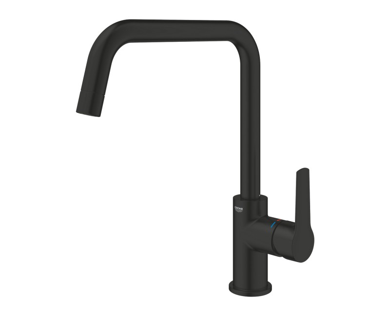 Virtuvinis kriauklės maišytuvas Grohe QuickFix Start, Juodas matinio 304702430