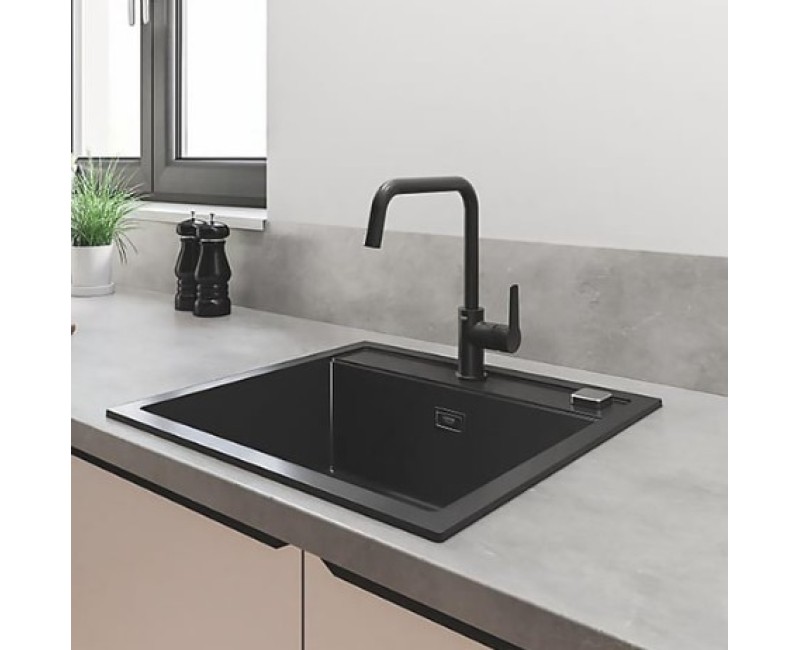 Virtuvinis kriauklės maišytuvas Grohe QuickFix Start, Juodas matinio 304702430