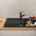 Virtuves izlietnes maisītājs Grohe QuickFix Start, Melns matēts 305312431