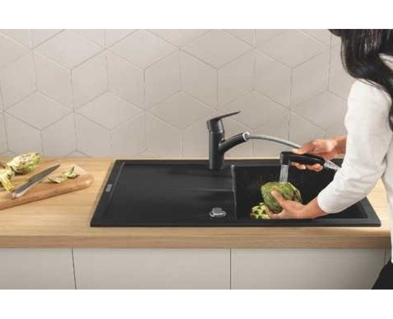 Virtuves izlietnes maisītājs Grohe QuickFix Start, Melns matēts 305312431