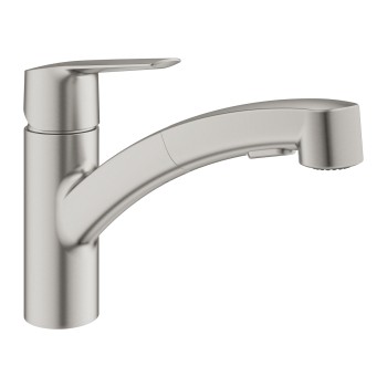 Virtuvės kranas Grohe Start Ištraukiamas Supersteel 30531DC1