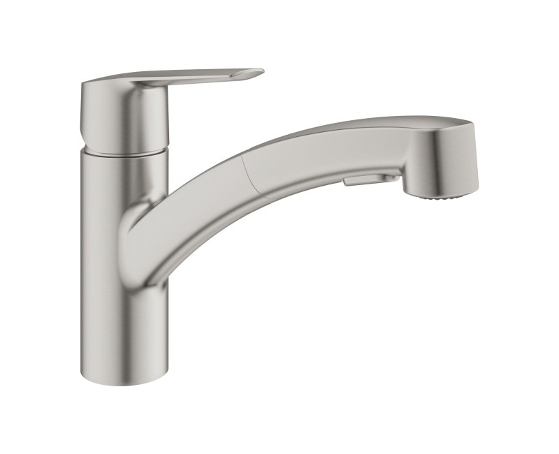 Virtuvės kranas Grohe Start Ištraukiamas Supersteel 30531DC1