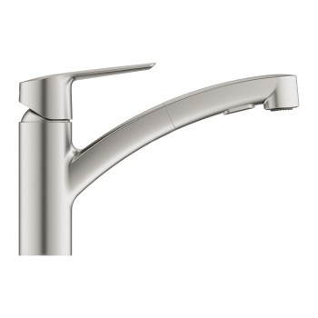 Virtuvės kranas Grohe Start Ištraukiamas Supersteel 30531DC1