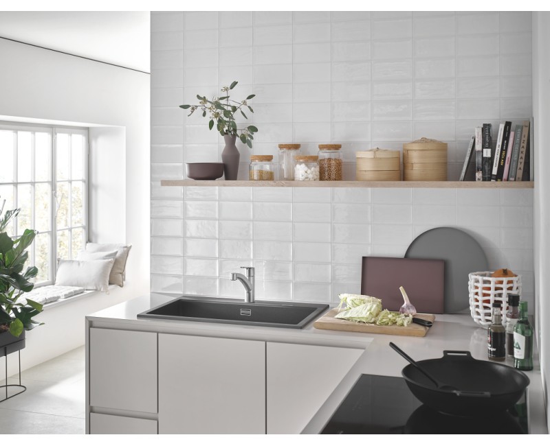 Virtuvės kranas Grohe Start Ištraukiamas Supersteel 30531DC1
