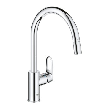 Virtuvinis maišytuvas Grohe Start Flow ištraukiamas Chromuotas 30569000