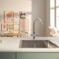Virtuves maisītājs Grohe Blue Pure BauCurve filtrētam ūdenim Hromēts 30580000