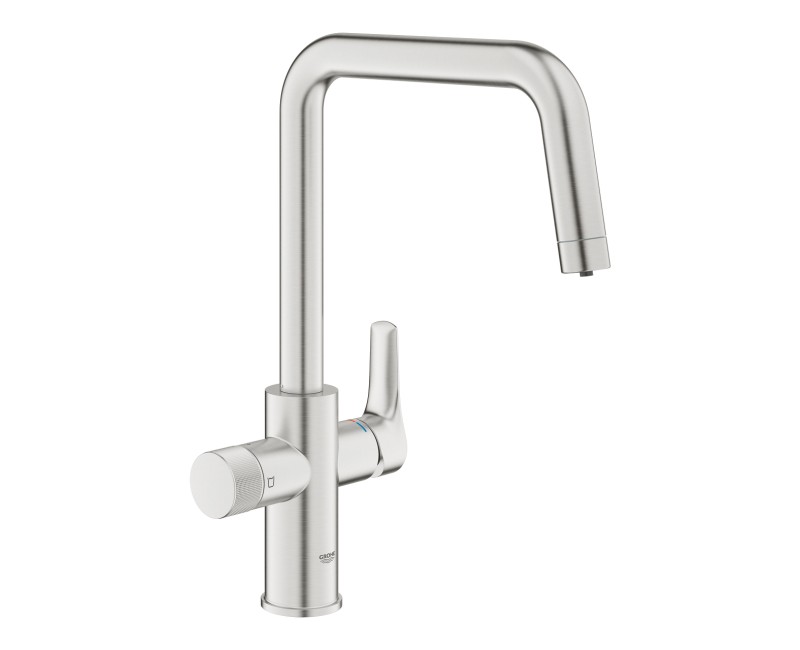 Grohe Blue Pure Eurosmart смеситель для кухонной раковины с фильтром, supersteel 30583DC0