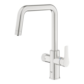 Grohe Blue Pure Eurosmart смеситель для кухонной раковины с фильтром, supersteel 30583DC0