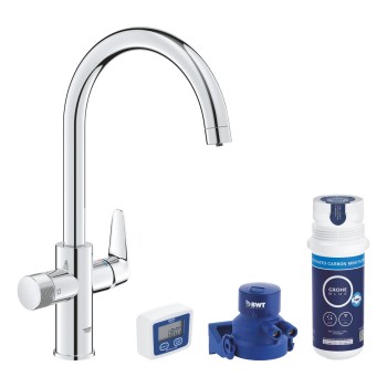 Virtuves izlietnes maisītājs Grohe Blue Pure StartCurve ar filtru Hromēts 30593000