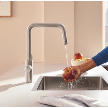Virtuves izlietnes maisītājs Grohe Blue Pure StartCurve ar filtru Hromēts 30593000