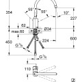 Смеситель для кухни Grohe Eurosmart Cosmopolitan Хром 31180000