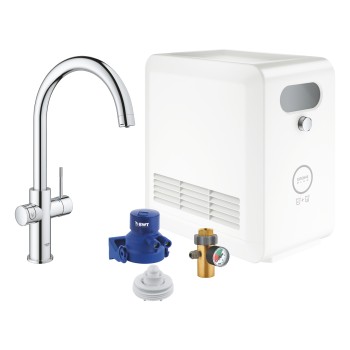 Virtuves izlietnes maisītājs Grohe Blue Professional ar filtru Hromēts 31323002