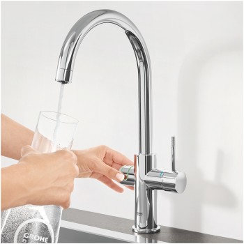 Virtuves izlietnes maisītājs Grohe Blue Professional ar filtru Hromēts 31323002