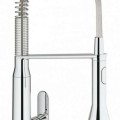 Virtuvinis kranas Grohe K7 su lanksčia išteka, StarLight apdaila, SpeedClean srovė Chromuotas 31379000