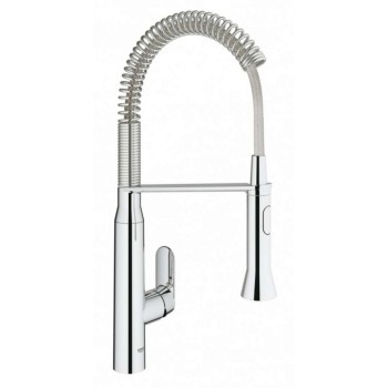 Virtuves izlietnes maisītājs Grohe K7 elasatīgu izteku, StarLight apdare., SpeedClean strūkla Hromēts 31379000