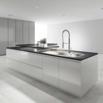 Virtuves izlietnes maisītājs Grohe K7 elasatīgu izteku, StarLight apdare., SpeedClean strūkla Hromēts 31379000