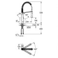 Virtuvinis kranas Grohe K7 su lanksčia išteka, StarLight apdaila, SpeedClean srovė Chromuotas 31379000