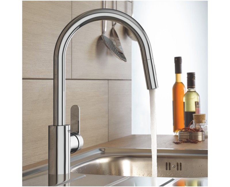 Virtuvinis maišytuvas Grohe Get Chromuotas 31484001