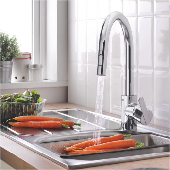 Virtuves izlietnes maisītājs Grohe Feel Hromēts 31486001
