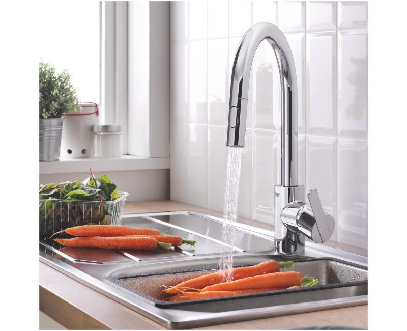 Virtuvinis maišytuvas Grohe Feel Chromuotas 31486001