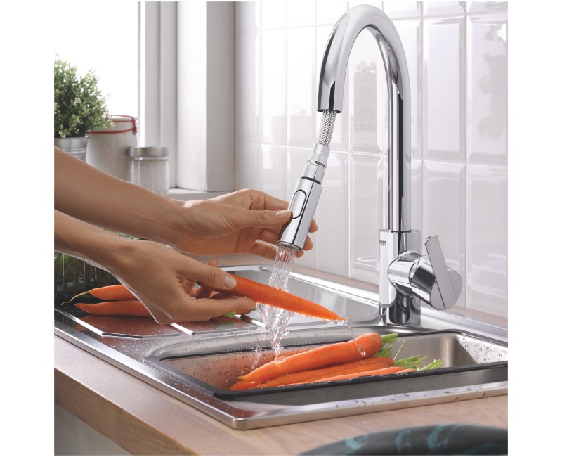 Virtuvinis maišytuvas Grohe Feel Chromuotas 31486001