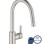 Virtuves izlietnes maisītājs Grohe Feel ar izvelkamu galvu, PVD virsma, Supersteel 31486DC1
