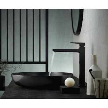 Vannas istabas izlietnes maisītājs Hansgrohe Metropol BM 260 Ar push-open izplūdi 32512670 melns matēts