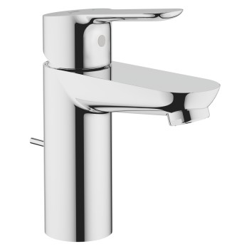 Grohe BauEdge S-Size смеситель для раковины с pop up клапаном, хром 32819000