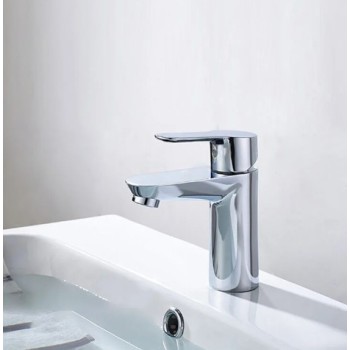 Grohe BauEdge S-Size смеситель для раковины с pop up клапаном, хром 32819000