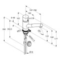 Virtuves maisītājs KLUDI-SCOPE Izvelkams Hromēts 339310575