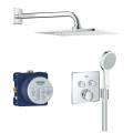 Dušas sistēma Grohe Grohtherm SmartControl Perfect iebūvējama Hromēta 34742000