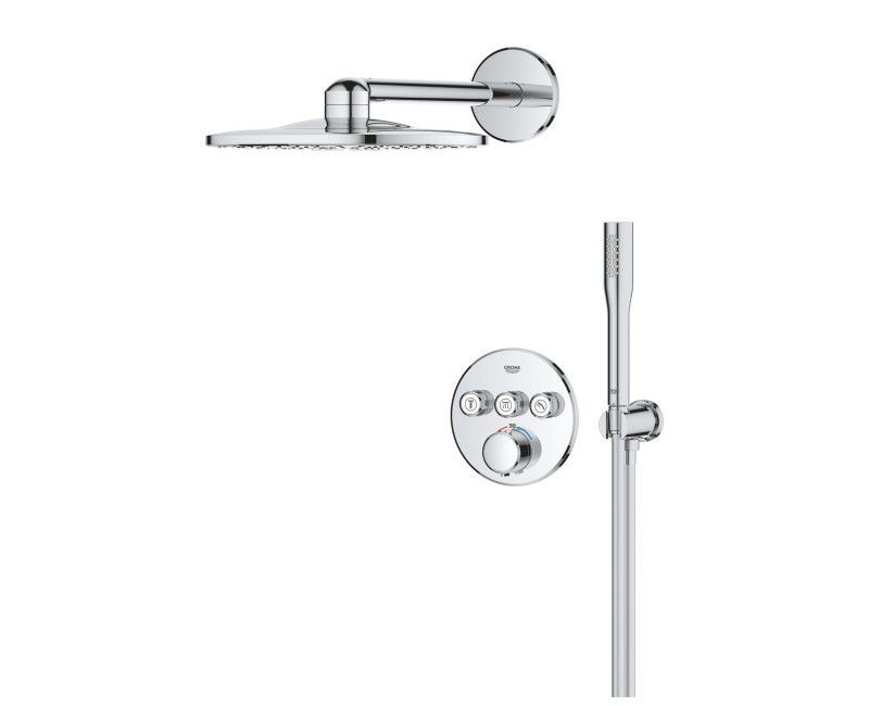 Dušas sistēma Grohe Precision SmartControl + Vitalio SmartActive 310 iebūvējams Hromēts 34874000