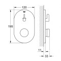 Смеситель для мойки GROHE Eurosmart Cosmopolitan T, встраиваемый, покрытие StarLight®, хром 36321000