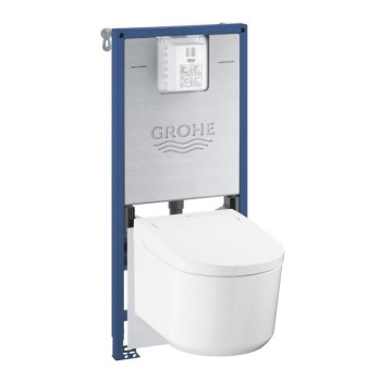 Tualetes poda ar bide komplekts Grohe Rapid SLX rāmis ar Sensia podu + bide funkciju,  Soft Close vāku 36509SH0
