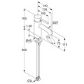 Izlietnes maisītājs Kludi Bozz 382723976 Melns matēts