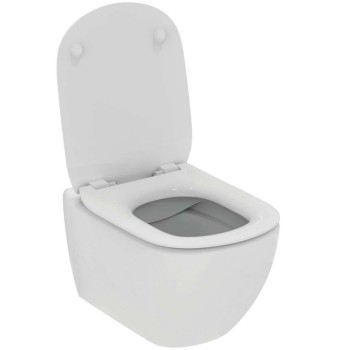 Tualetes poda komplekts Grohe Rapid SL rāmis ar podu Ideal Standard Tesi, hromētu pogu Scate Cosmo un vāku
