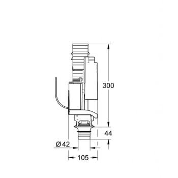 Skalavimo mechanizmas Grohe Dubultasis 38736000