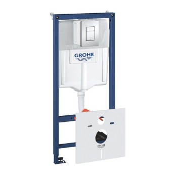Iebūvējamais rāmis Grohe Rapid SL ar pogu Skate Cosmopolitan S Hromēta 38775001